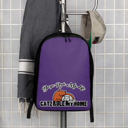 BACKPACK - pockets/sliders/water proof - PURPLE - DOG(Z)/CAT(Z)