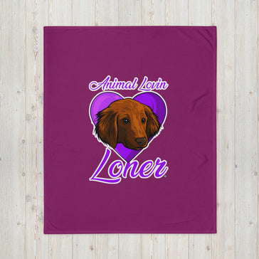 BLANKET - SOFT SILK TOUCH THROW - DOG - ALLoner