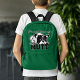 BACKPACK - pockets/front zipper/water proof - GREEN - DOG - POOAMM