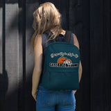 BACKPACK - pockets/front zipper/water proof - BLUE/GREEN - DOG(Z)/CAT(Z)