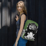 BACKPACK - pockets/front zipper/water proof - GREEN - CAT - AHOE