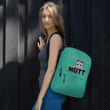 BACKPACK - pockets/front zipper/water proof - GREEN - DOG - POOAMM