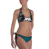 SWIMWEAR - BIKINI/REVERSABLE- CLORINE-RESISTANT FABRIC - AHOE