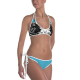 SWIMWEAR - BIKINI/REVERSABLE- CLORINE-RESISTANT FABRIC - AHOE
