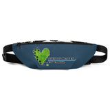 FANNY PACK - inside pocket/adjustable straps - BLUE - DOG - AHOE
