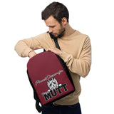 BACKPACK - pockets/sliders/water proof - BURGUNDY - DOG - POOAMM