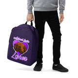 BACKPACK - pockets/sliders/water proof - PURPLE - DOG - ALLoner