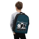 BACKPACK - pockets/sliders/water proof - BLUE - DOG - POOAMM