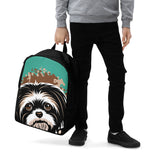 BACKPACK - pockets/sliders/water proof - MINT/GREEN - DOG - AHOE