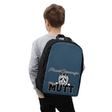 BACKPACK - pockets/sliders/water proof - DARK/BLUE - DOG - POOAMM