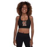SPORTS BRA - REMOVABLE PADDING - BLACK - CAT - ALLoner