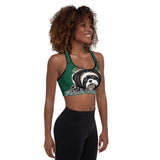 SPORTS BRA - REMOVABLE PADDING - GREEN - DOG - AHOE