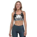 SPORTS BRA - DOUBLE FRONT LAYER - TEAL - CAT - AHOE