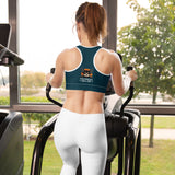 SPORTS BRA - DOUBLE FRONT LAYER - DARK/BLUE - DOG - POOAMM