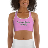 SPORTS BRA - DOUBLE FRONT LAYER - PINK - ALLoner