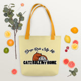 TOTE BAG - YELLOW - DOG(Z)/CAT(Z) RULE