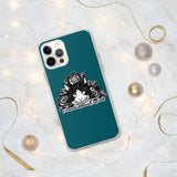 IPHONE CASE/COVER - BLUE/GREEN - CAT - AHOE