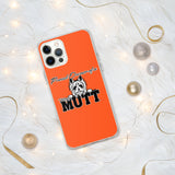 IPHONE CASE/COVER - ORANGE - DOG - POOAMM