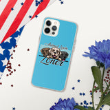 IPHONE CASE/COVER - BLUE - DOG - ALLoner