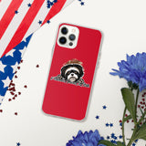 IPHONE CASE/COVER - RED - DOG - AHOE