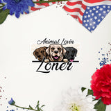 STICKERS - BUBBLE-FREE KISS CUT - ALLoner