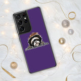 SAMSUNG CASE/COVER - PURPLE - DOG - AHOE