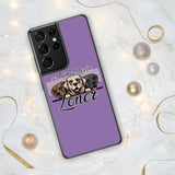 SAMSUNG CASE/COVER - LIGHT/PURPLE- DOG - ALLoner