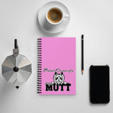 SPIRAL NOTEBOOK-SOFT-TOUCH COATING/DOTTED PAGES-POOAMM