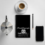 SPIRAL NOTEBOOK-SOFT-TOUCH COATING/DOTTED PAGES-POOAMM