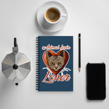 SPIRAL NOTEBOOK-SOFT-TOUCH COATING/DOTTED PAGES- ALLoner