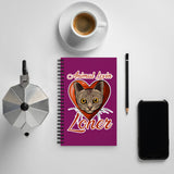 SPIRAL NOTEBOOK-SOFT-TOUCH COATING/DOTTED PAGES- ALLoner