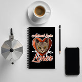 SPIRAL NOTEBOOK-SOFT-TOUCH COATING/DOTTED PAGES- ALLoner