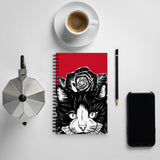 SPIRAL NOTEBOOK-SOFT-TOUCH COATING/DOTTED PAGES- AHOE