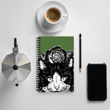 SPIRAL NOTEBOOK-SOFT-TOUCH COATING/DOTTED PAGES- AHOE