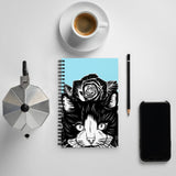 SPIRAL NOTEBOOK-SOFT-TOUCH COATING/DOTTED PAGES- AHOE