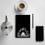SPIRAL NOTEBOOK-SOFT-TOUCH COATING/DOTTED PAGES- AHOE