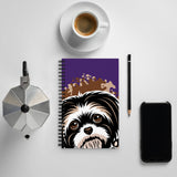 SPIRAL NOTEBOOK-SOFT-TOUCH COATING/DOTTED PAGES- AHOE