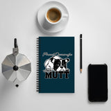 SPIRAL NOTEBOOK-SOFT-TOUCH COATING/DOTTED PAGES-POOAMM
