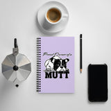 SPIRAL NOTEBOOK-SOFT-TOUCH COATING/DOTTED PAGES-POOAMM