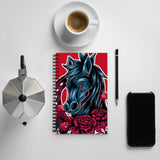 SPIRAL NOTEBOOK-SOFT-TOUCH COATING/DOTTED PAGES- ALLoner