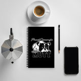 SPIRAL NOTEBOOK-SOFT-TOUCH COATING/DOTTED PAGES-POOAMM
