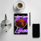 SPIRAL NOTEBOOK-SOFT-TOUCH COATING/DOTTED PAGES- ALLoner