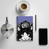 SPIRAL NOTEBOOK-SOFT-TOUCH COATING/DOTTED PAGES- AHOE