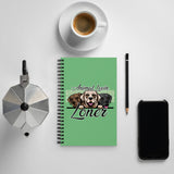 SPIRAL NOTEBOOK-SOFT-TOUCH COATING/DOTTED PAGES- ALLoner