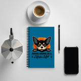 SPIRAL NOTEBOOK-SOFT-TOUCH COATING/DOTTED PAGES-POOAMM