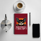 SPIRAL NOTEBOOK-SOFT-TOUCH COATING/DOTTED PAGES-POOAMM