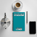 SPIRAL NOTEBOOK-SOFT-TOUCH COATING/DOTTED PAGES- ALLoner/CATZ/DOGZ