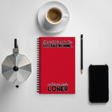 SPIRAL NOTEBOOK-SOFT-TOUCH COATING/DOTTED PAGES- ALLoner/CATZ/DOGZ