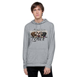 MEN'S LIGHTWEIGHT HOODIE-70% cotton/30% polyester-ALLoner