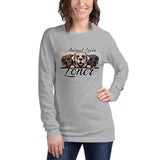 WOMEN'S LONG SLEEVE SHIRT - LAB/DOG(Z) - ALLoner